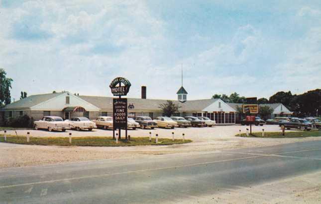 The New Cedar Crest Hotel Court - West Lafayette IN, Indiana