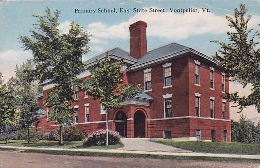 Primary School East State Street Montpelier Vermont