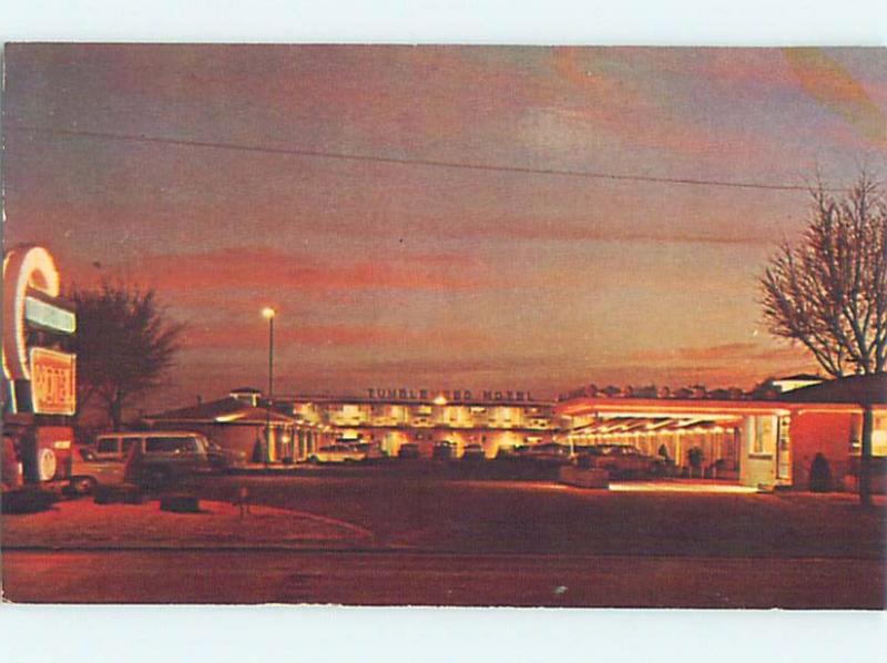 Pre-1980 OLD CARS & TUMBLEWEED MOTEL Liberal Kansas KS ho4676