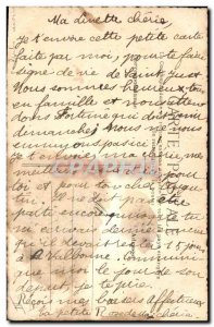 Old Postcard Fantasy Christmas (drawing hand)