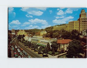 Postcard Central Avenue Hot Springs National Park Arkansas USA