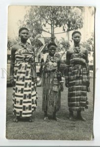 478634 Africa Ghana Accra local girls national dress Vintage photo postcard