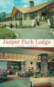 Canada Alberta Jasper Park Lodge Vintage Postcard 07.55