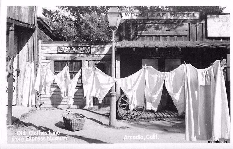 1950s Amusement Pony Express Museum California Aracdia RPPC 1304