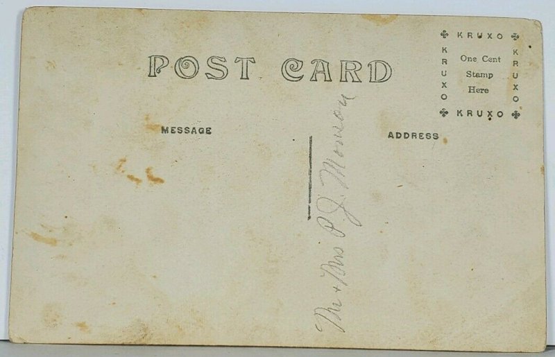 Dassel Minnesota P.J. & Annie Monson c1915 RPPC Postcard K14