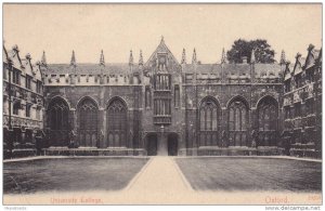 University College, Oxford (Oxfordshire), England, UK, 1900-1910s