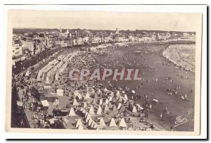 The d & # 39olonne Sands Postcard Modern panoramic beach taking al Palazzo To...