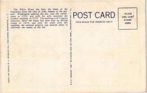 WHITE HOUSE AT NIGHT WASHINGTON DC