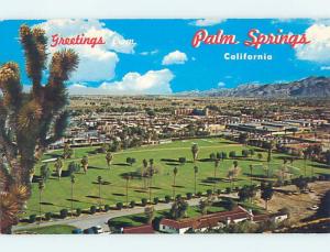 Pre-1980 GREETINGS FROM POSTCARD Palm Springs California CA ho5731