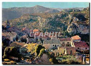 Modern Postcard At the heart of Provence Les Baux general view
