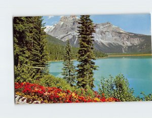 Postcard Emerald Lake and Michael Peak, Yoho National Park, Canada