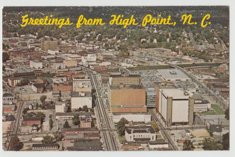 Denver Co Colorado 1964 aerial view postcard