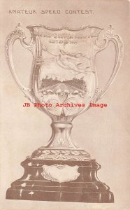 Harvard Boston Aero Meet Sept 1910 Amateur Speed Contest Trophy Postcard