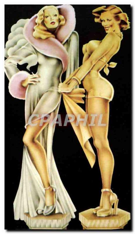 Postcard Modern Naked Erotic Sex Appeal Helene Illustrator Majera