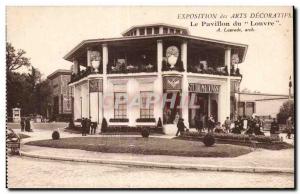Old Postcard Exhibition of Arts Decoratifs Pavilion Louvre