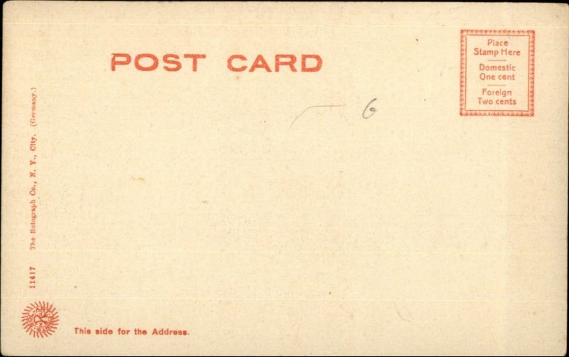 Holly Beach NJ Pacific Ave c1905 Postcard