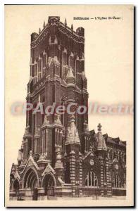 Postcard Old Bethune Eglise Saint Vaast