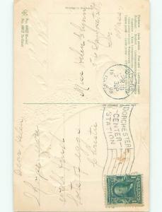 Divided-Back EASTER CHICK SCENE Cute Postcard AA0982