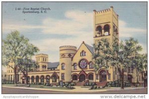 South Carlina Spartanburg First Baptist Church 1952