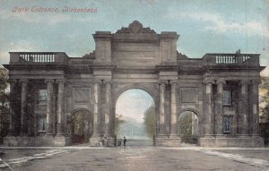 BIRKENHEAD CHESHIRE ENGLAND~PARK ENTRANCE~1905 POSTCARD