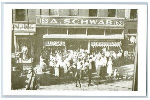 Memphis Tennessee TN Postcard A. Schwab Department Store Exterior c1919s Antique