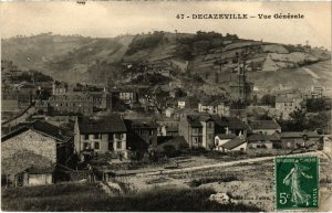 CPA DECAZEVILLE - Vue générale (113174)