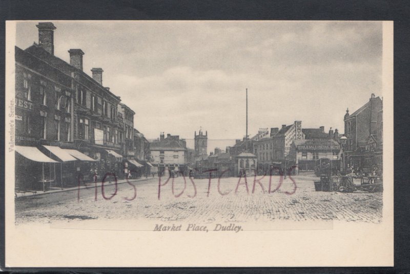 Worcestershire Postcard - Market Place, Dudley    HP687