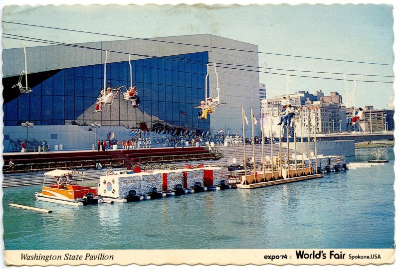 WA - Spokane, 1974. Expo '74 World's Fair. Washington State Pavilion