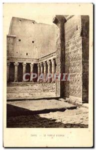 Postcard Ancient Egypt Temple D & # 39Edfou