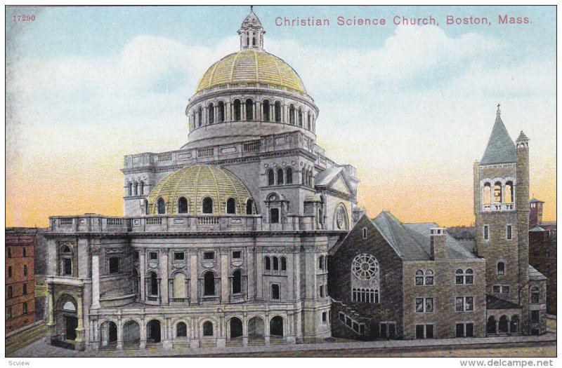 BOSTON, Massachusetts, 1900-1910´s; Christian Science Church