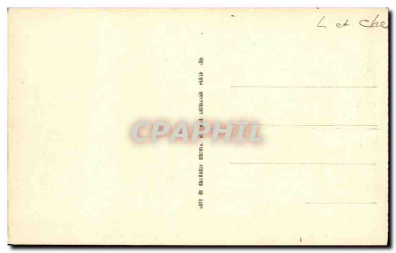 Old Postcard Chateau de Chaumont set View