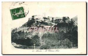 Old Postcard The Chateau Fort Lourdes