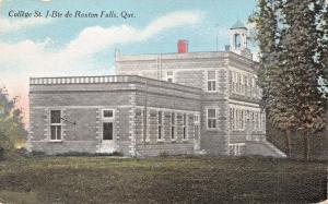 ST JEAN BAPTISTE de ROXTON  FALLS CANADA~COLLEGE T E AUTHIER PUBL POSTCARD