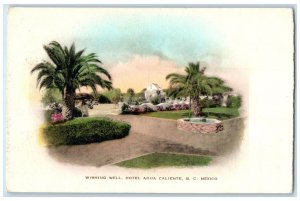 c1910 Wishing Well Hotel Agua Caliente Baja California Mexico Postcard