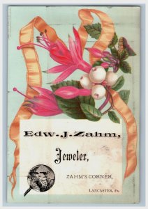 1878 Edw. J. Zahm Jeweler Zahm's Corner Lot Of 3 7E