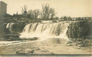 C-1910 Sioux Falls South Dakota Queen Bee Mill RPPC Photo Postcard 20-5190