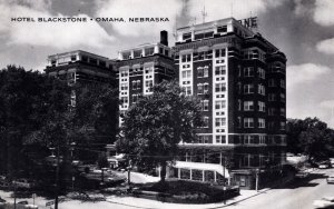 USA Hotel Blackstone Omaha Nebreska Chrome Postcard 09.84