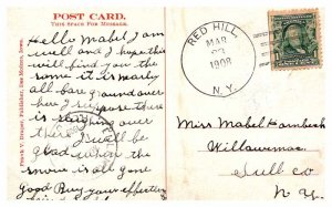 Postcard PARK SCENE Des Moines Iowa IA AS7438