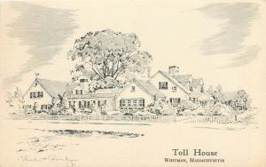 Toll House Whitman Massachusetts MA Wakefield Postcard