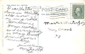 New High School Monticello New York Postcard
