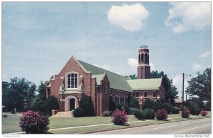 Callie Self Memorial Church and Carillon, GREENWOOD, South Carolina, 40-60´s