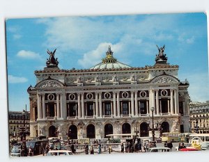 Postcard Place de l'Opera Paris France