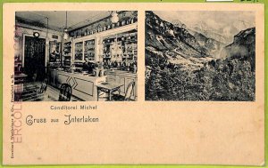 ad4486 - SWITZERLAND Schweitz - Postcards VINTAGE POSTCARD - Interlaken - 1904-