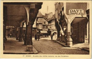 CPA DINAN Arcades des Vieilles Maisons - Rue des Cordeliers (1147427)