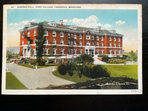 Vintage Postcard 1915-1930 Shriner Hall Hood College Frederick Maryland