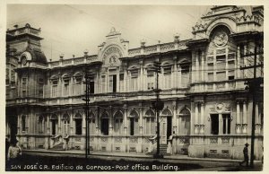 Costa Rica, C.A., SAN JOSÉ, Post Office Building (1920s) RPPC Postcard