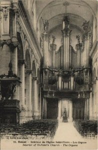 CPA DOUAI - Interieur de l'Église Orgue (136499)