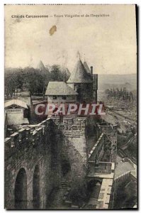 Postcard Old Cite Carcassonne Tours Visigoth and the & # 39Inquisition