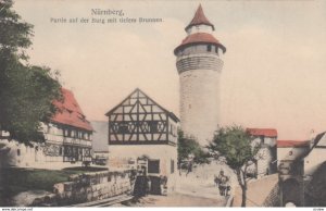 NURNBERG, Bavaria, Germany, 1900-10s ; Partie auf der Burg mit tiefem Brunnen