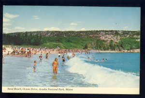 Bar Harbor, Maine/ME Postcard, Sand Beach, Ocean Drive, Arcadia National Park